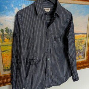 Zadig & Voltaire Taskiz Manifesto Stripe Embellished Shirt